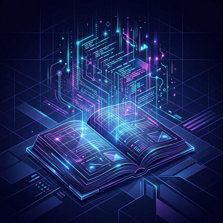 AI 코딩 에이전트의 품질 제어 지시어 약어와 사이버네틱 북 사전 일러스트